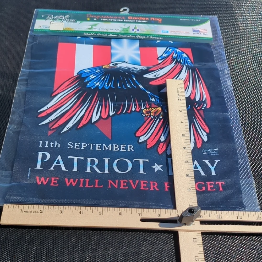 Patriot Day Garden Flag - Picture 2 of 5